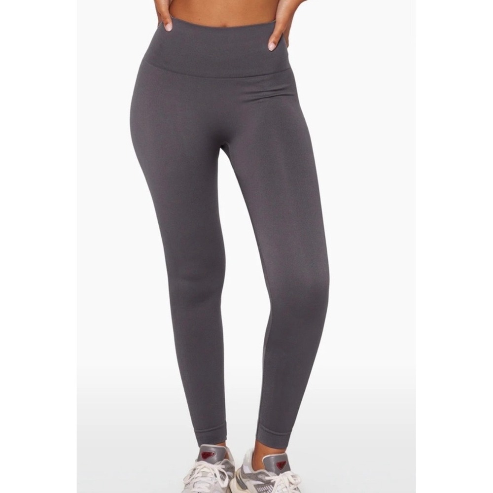 NWOT SET Active Scultflex High Waist Seamless Leggings Pebble‎ Grey Size Small